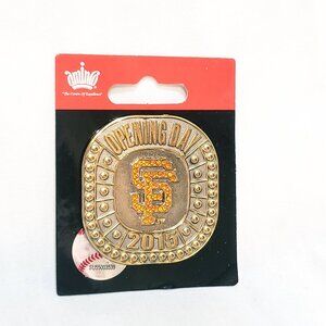 San Francisco Giants SF World Series Opening Day 2015 Baseball Team 1" Lapel Pin